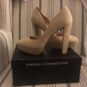 French Connection | New Light Tan high heels W9